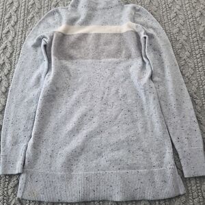 LOFT Heathered Gray Turtleneck Sweater
